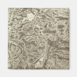 Karte Frankreichs Magnet