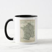 Karte Frankreichs Tasse (Links)