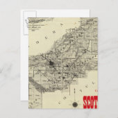 Karte Fresno County, Kalifornien (Vorne/Hinten)