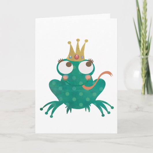 Karte Frosch-Prinz-Gruß (Vorderseite)