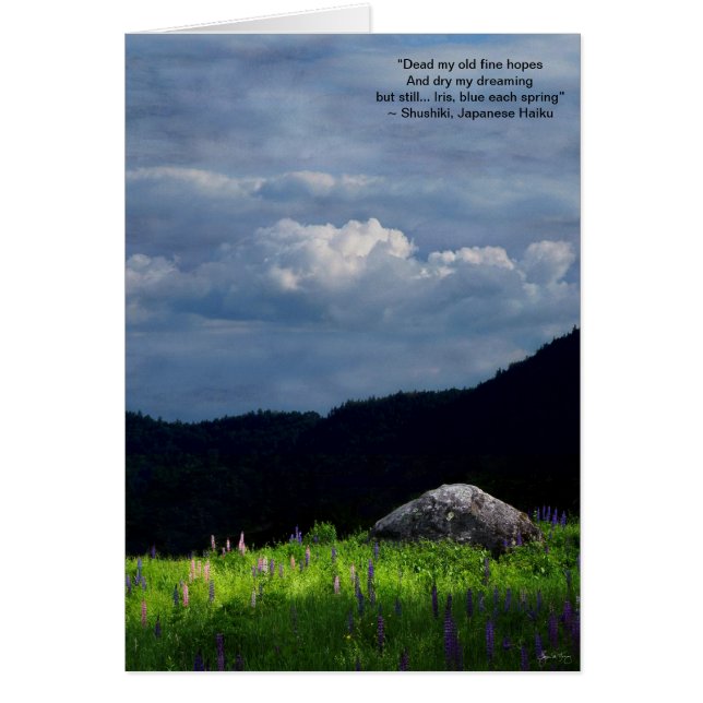 Karte "Frühjahr" (Vorne)