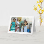 Karte, "fünf Mädchen und Frauen " Karte (Gelbe Blume)