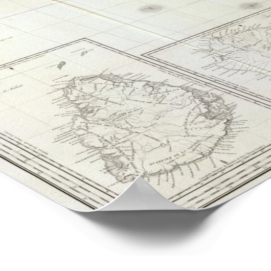 Karte für Afrika Poster (Ecke)