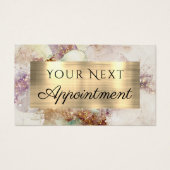 Karte für Aquarellbilder und Goldschmiedehaufen (Vorderseite)