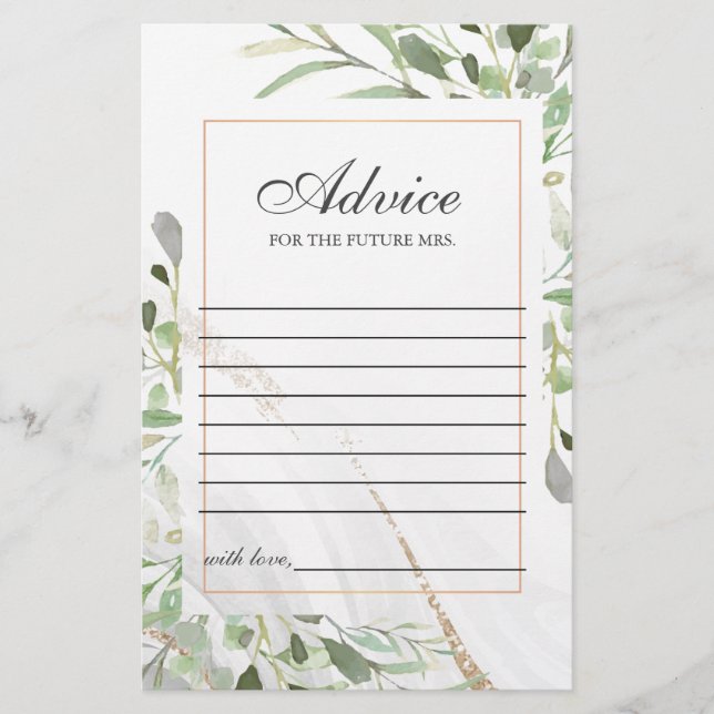 Karte für Aquarellfarben (Vorderseite)