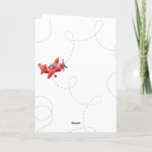 Karte für benutzerdefinierte gefaltete Flugzeuge d (Rückseite)