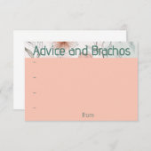 Karte für Blumenbehandlungen (Vorne/Hinten)