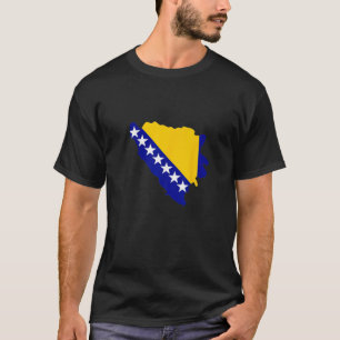 Karte für Bosnien und Herzegowina T-Shirt