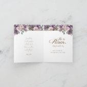 Karte für das Blumenkreuz und das Lamm (Innenseite)