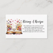 Karte für das Buch und den Ring Theme (Vorderseite)