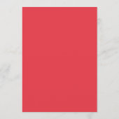 Karte für das flache Menü "Tomato Red Splash" - An (Rückseite)