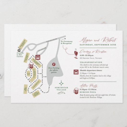 Karte für das Hochzeitstag - FÜR MEGAN (Vorne/Hinten)