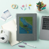 Karte für den Adriakanal Aufkleber (iPad Hülle)
