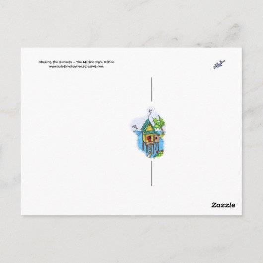 Karte für den Meerespark (Rückseite)