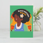 Karte für den Monat der Schwarzen Geschichte - unb (Stehend Vorderseite)