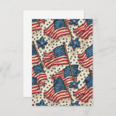 Karte für den Veteranentag (Vorne/Hinten)