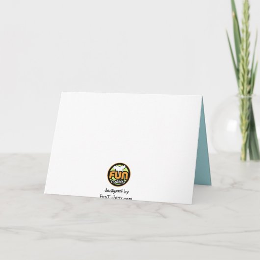 Karte für die Ankündigung von Feiertagen (Rückseite)