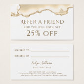 Karte für die Anleitung eines zarten Peach Agate (Vorne & Hinten)