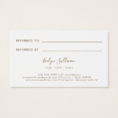 Karte für die Anleitung eines zarten Peach Agate (Rückseite)