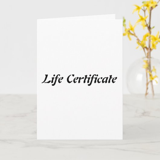 Karte für die Beförderung (Gelbe Blume)