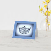 Karte für die Hintergrundkronen (Gelbe Blume)