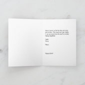 Karte für die Illustration der Familie zum Einladu (Innenseite)