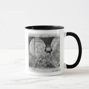 Karte für die Krönung von George III Tasse