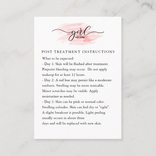 Karte für die Mikrofonvorsorge (Vorderseite)