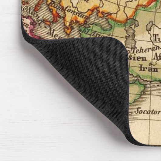 Karte für die östliche Hemisphäre Mousepad (Ecke)