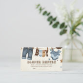 Karte für die Verlosung von Eintrittskarten (Stehend Vorderseite)