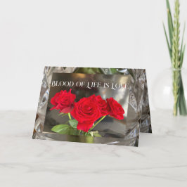 Karte für eine geliebte Person oder Ehe-Verlobung