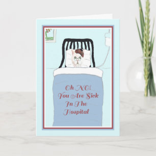 Karte für eine Katze im Tierkrankenhaus