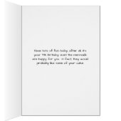 Karte für einen 7. Geburtstag, Meerjungfrau mit Fi (Innen (Rechts))