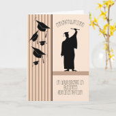 Karte für einen Abschluss in Betriebswirtschaftsle (Gelbe Blume)