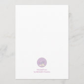 Karte für einen Freund (Rückseite)