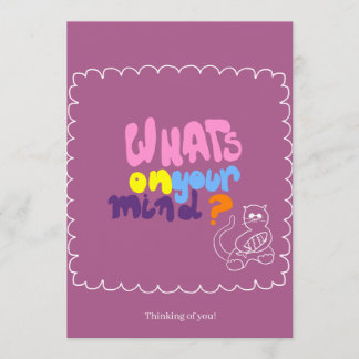 Karte für einen Freund