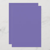 Karte für Einladungen in fester Farbe (Vorne/Hinten)