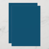 Karte für Einladungen in fester Farbe (Vorne/Hinten)