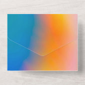 Karte für Einladungen in fester Farbe (Rückseite)