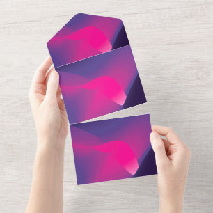 Karte für Einladungen in fester Farbe
