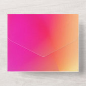 Karte für Einladungen in fester Farbe (Rückseite)