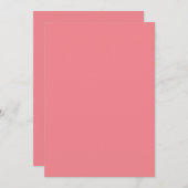 Karte für Einladungen in fester Farbe (Vorne/Hinten)