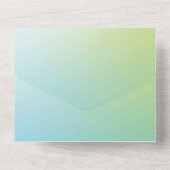 Karte für Einladungen in fester Farbe (Rückseite)