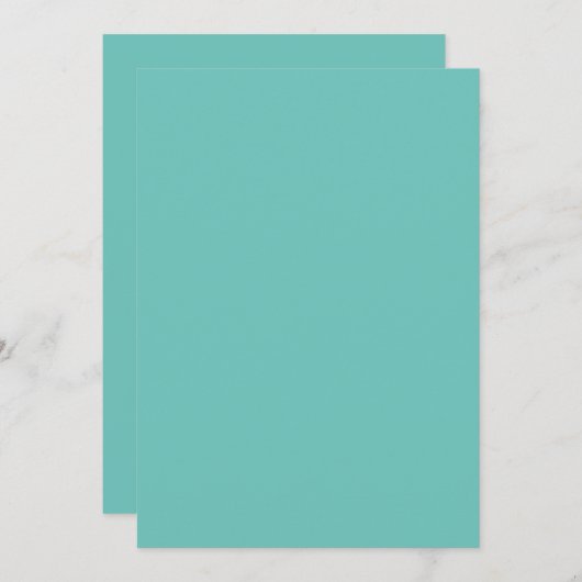 Karte für Einladungen in fester Farbe (Vorne/Hinten)