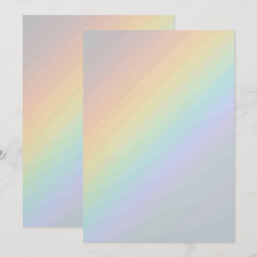 Karte für Einladungen in fester Farbe (Vorne/Hinten)
