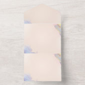 Karte für Einladungen in fester Farbe (Innen Boden)