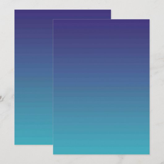 Karte für Einladungen in fester Farbe (Vorne/Hinten)