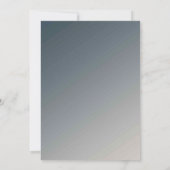 Karte für Einladungen in fester Farbe (Rückseite)