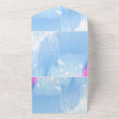 Karte für Einladungen in fester Farbe (Außenbereich)