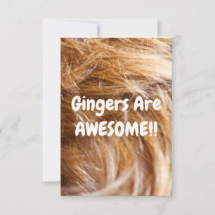 Karte für Gingers